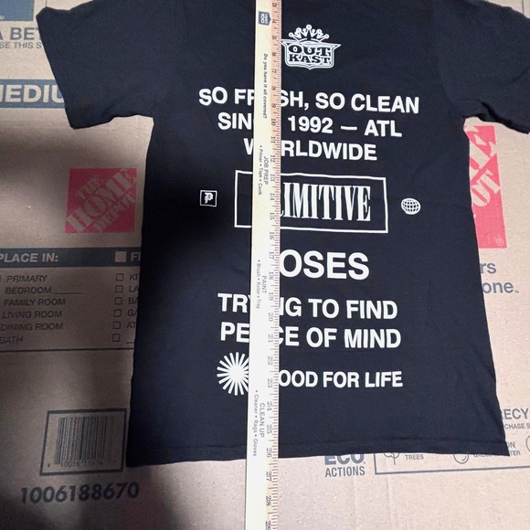 Primitive x Outkast Collaboration Black Graphic T Shirt Size S Short Sleeve - Picture 7 of 14